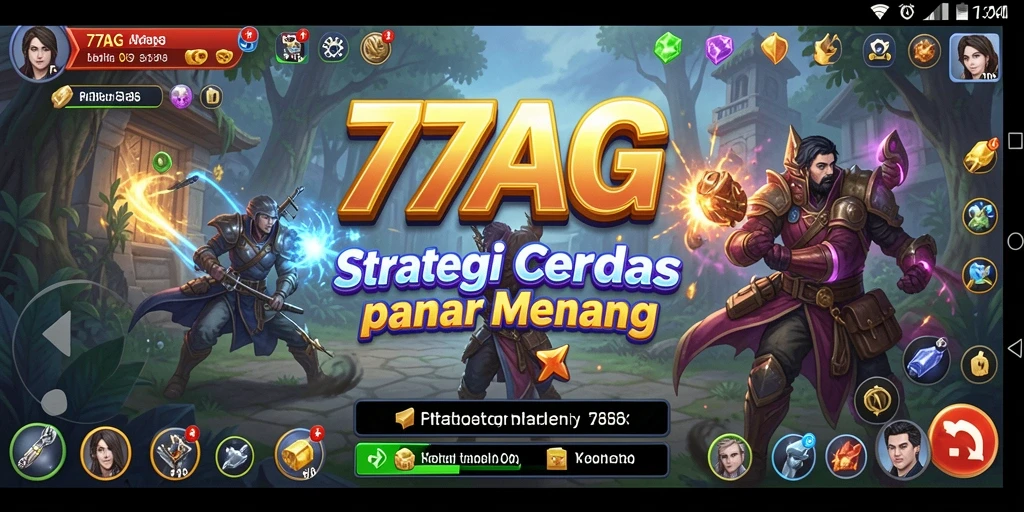 Tampilan gameplay 77AG yang menegangkan dengan strategi mendalam.