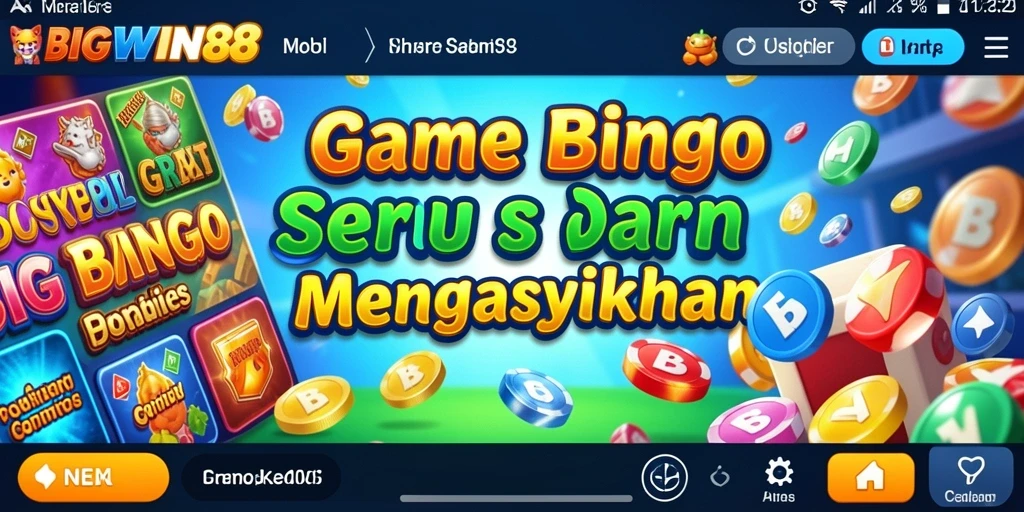 Tampilan gameplay Bingo yang menarik di BIGWIN88.