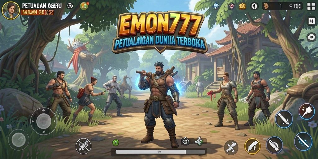 Gameplay EMON777 yang menakjubkan dalam dunia terbuka.