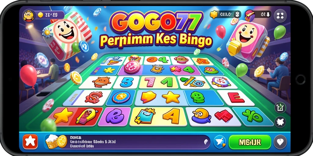 Tangkapan layar GOGO77 menunjukkan gameplay seru Bingo dengan pemain yang berinteraksi.