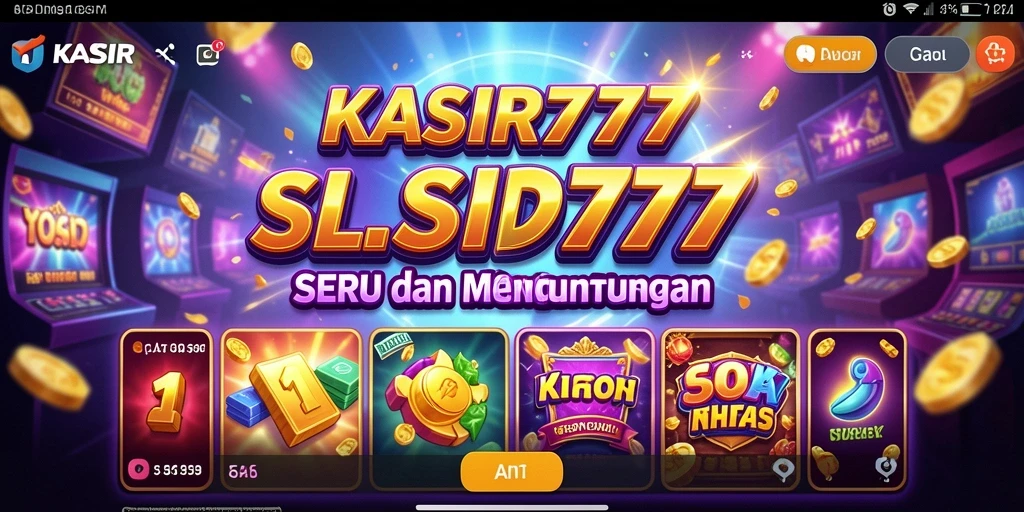 Tangkapan layar KASIR777 menunjukkan gameplay Slot yang menarik dan berwarna-warni.