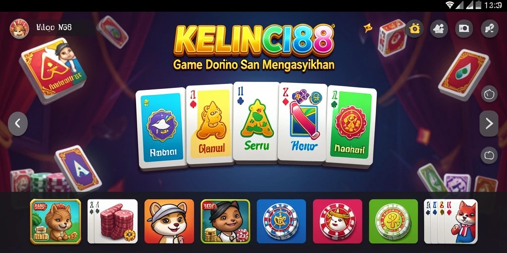 Screenshot KELINCI88 menampilkan gameplay Domino yang menarik dan penuh aksi.