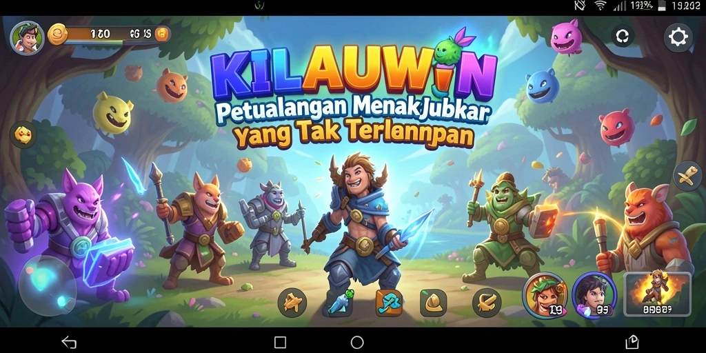 Tampilan gameplay KILAUWIN yang memukau di dunia petualangan.
