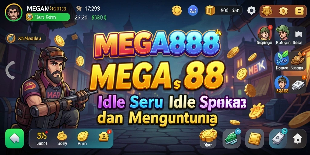 Screenshot gameplay MEGA888 menunjukkan visual yang menawan dan interaksi yang menarik.