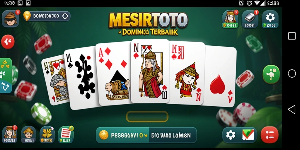 Tampilan gameplay seru dalam MESIRTOTO yang menarik.