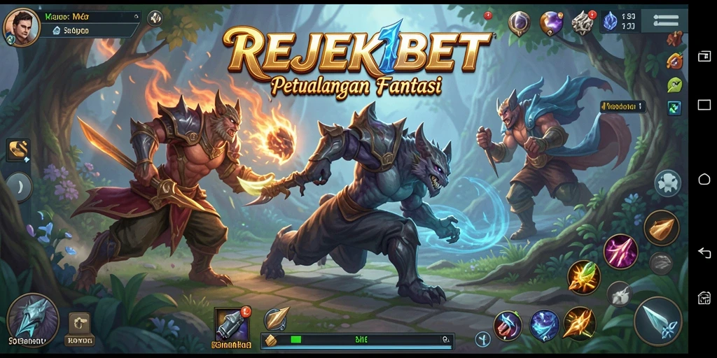 Screenshot dari gameplay menegangkan di REJEKIBET.