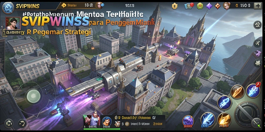 Screenshot gameplay SVIPWINS menampilkan aksi menara pertahanan yang mendebarkan.